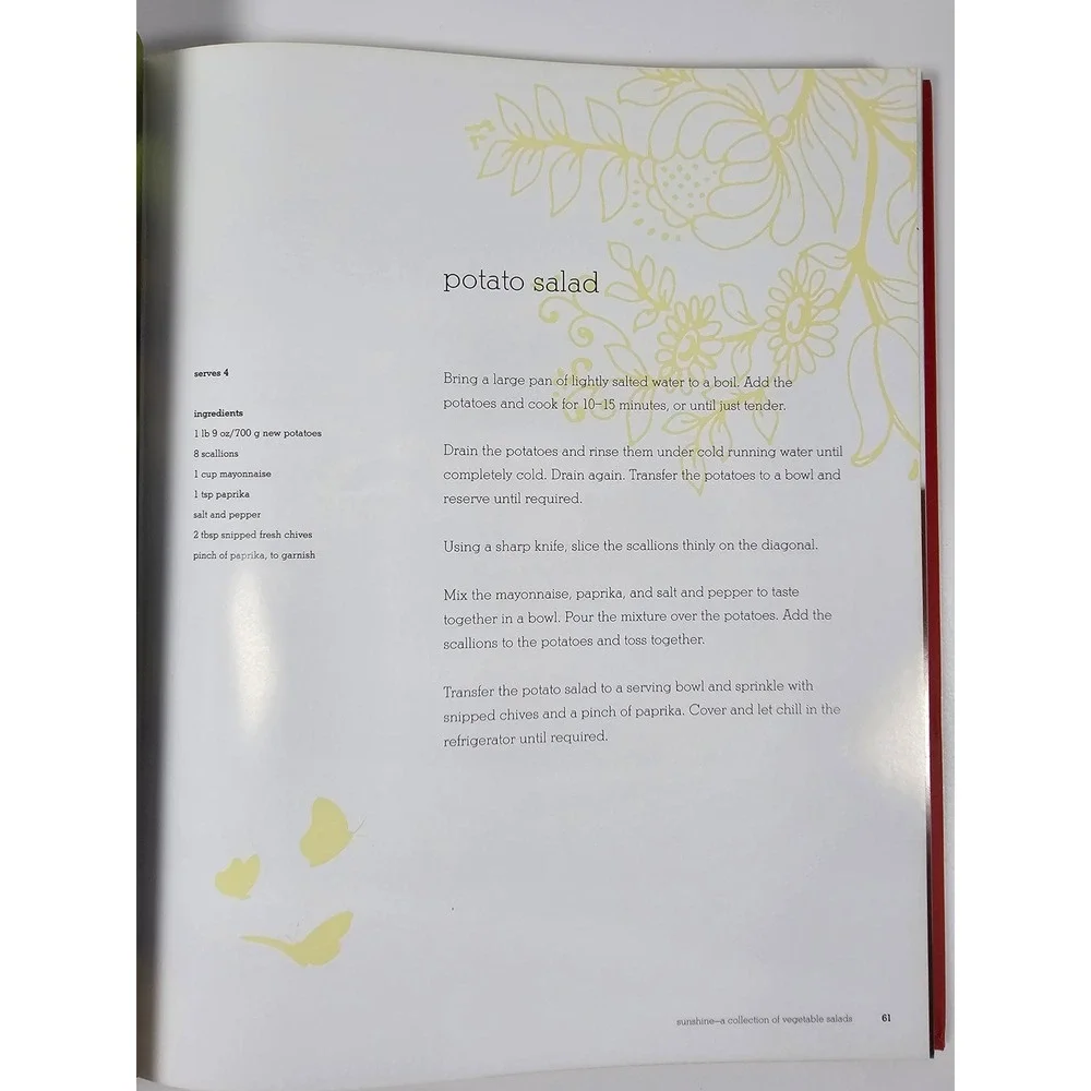 Salads Simple and Fresh Dishes Cookbook Love Food Hardcover 9781407563510